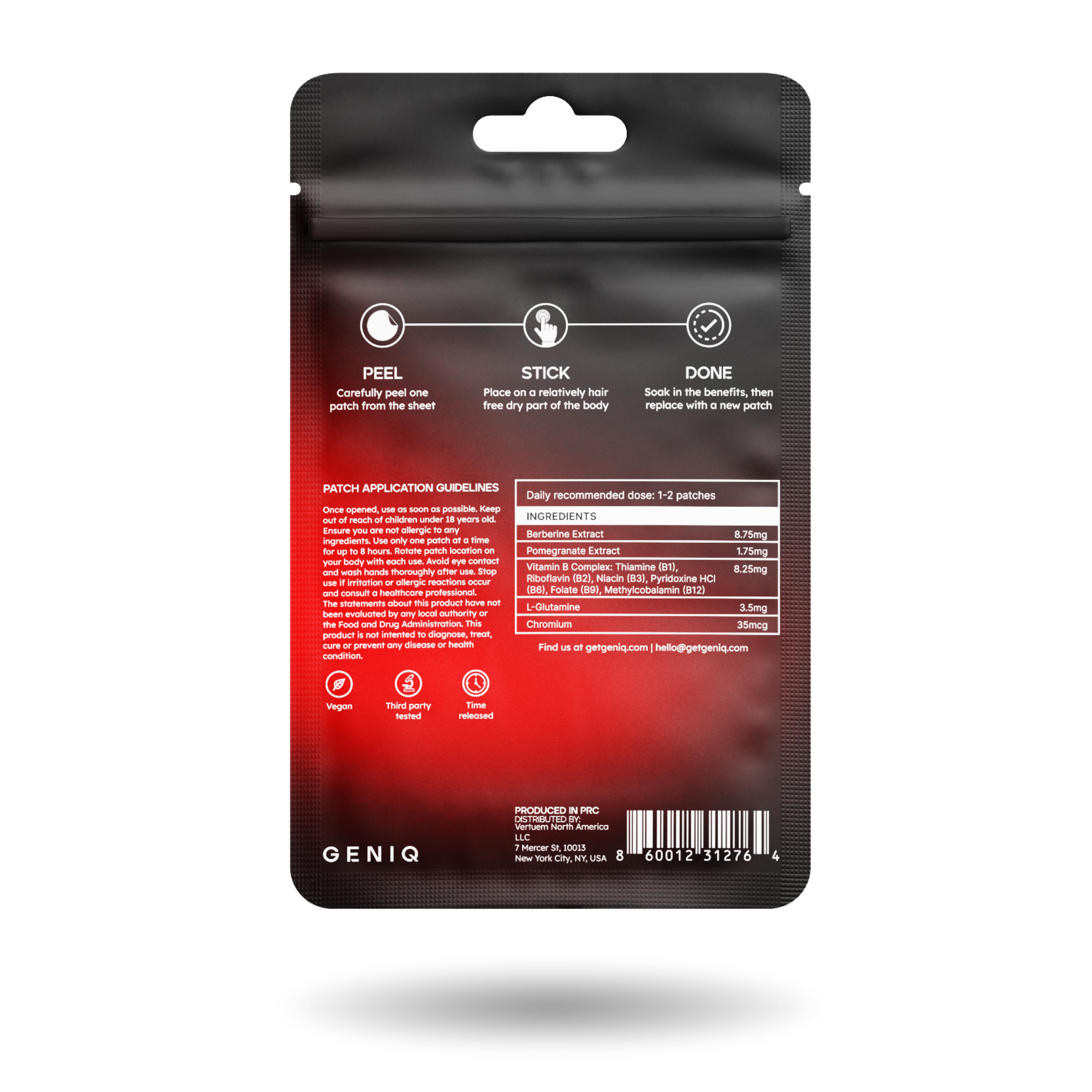 METABOLIC SUPPORT PATCHES