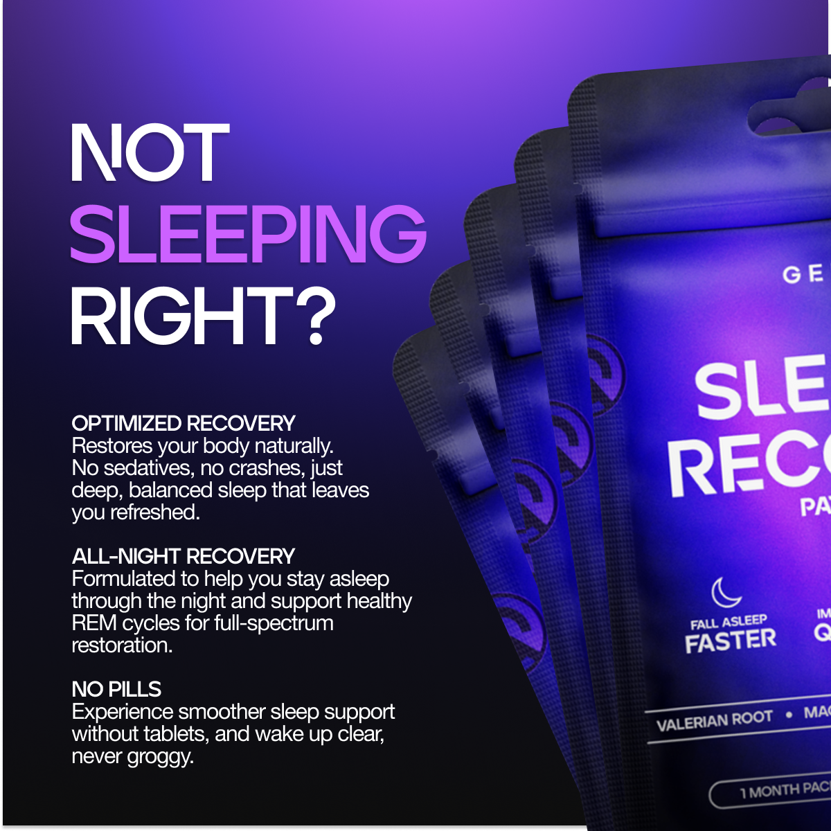 SLEEP + RECOVERY PATCHES