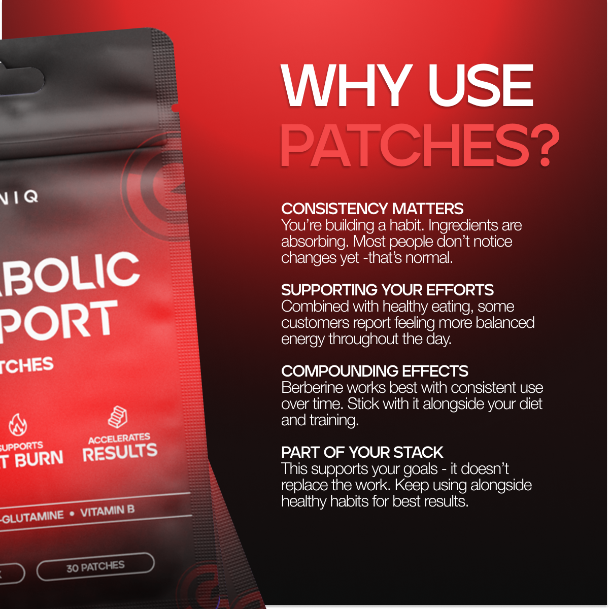 METABOLIC SUPPORT PATCHES