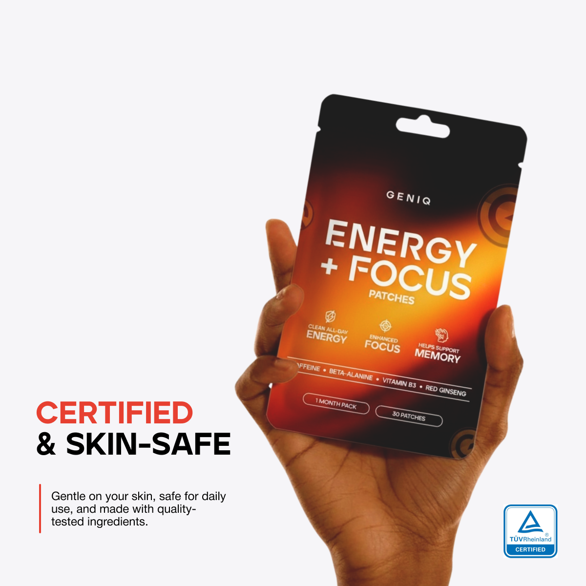 ENERGY + FOCUS PATCHES